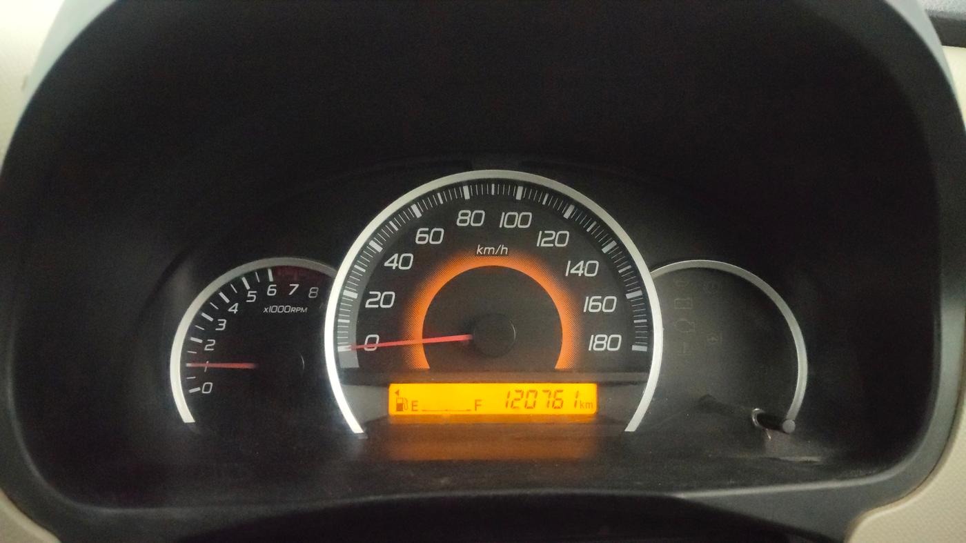 2014 Maruti Wagon R 1.0 VXI, Petrol, Manual, 1,20,761 km, Odometer Image