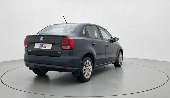 2017 Volkswagen Ameo HIGHLINE1.5L, Diesel, Manual, 1,07,294 km, Right Back Diagonal