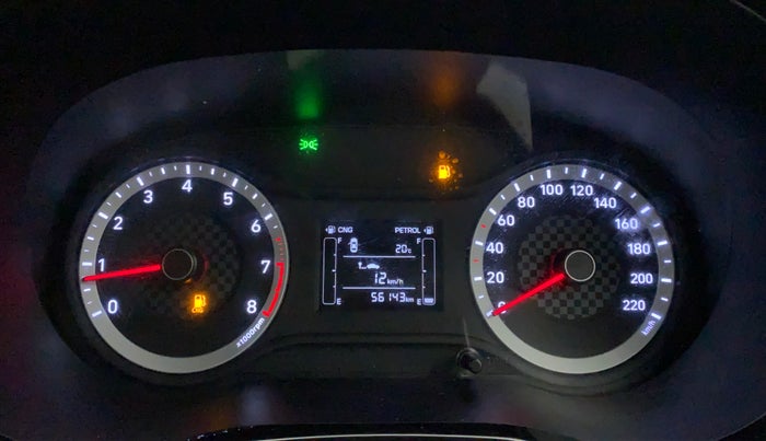 2020 Hyundai GRAND I10 NIOS SPORTZ 1.2 KAPPA VTVT CNG, CNG, Manual, 55,765 km, Odometer Image