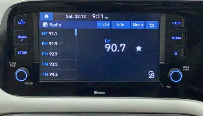 2020 Hyundai GRAND I10 NIOS SPORTZ 1.2 KAPPA VTVT CNG, CNG, Manual, 55,765 km, Infotainment System
