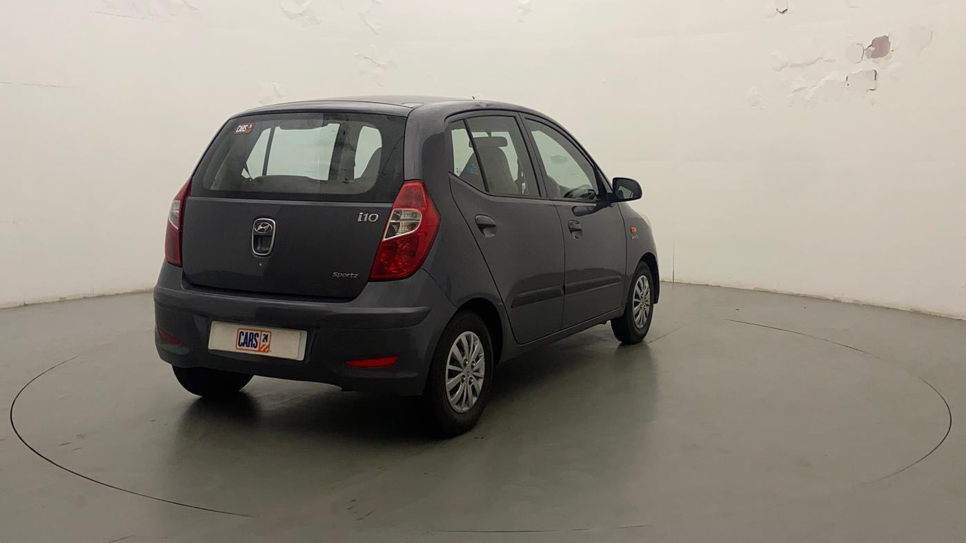 2014 Hyundai i10 SPORTZ 1.1, CNG, Manual, 49,875 km, Right Back Diagonal
