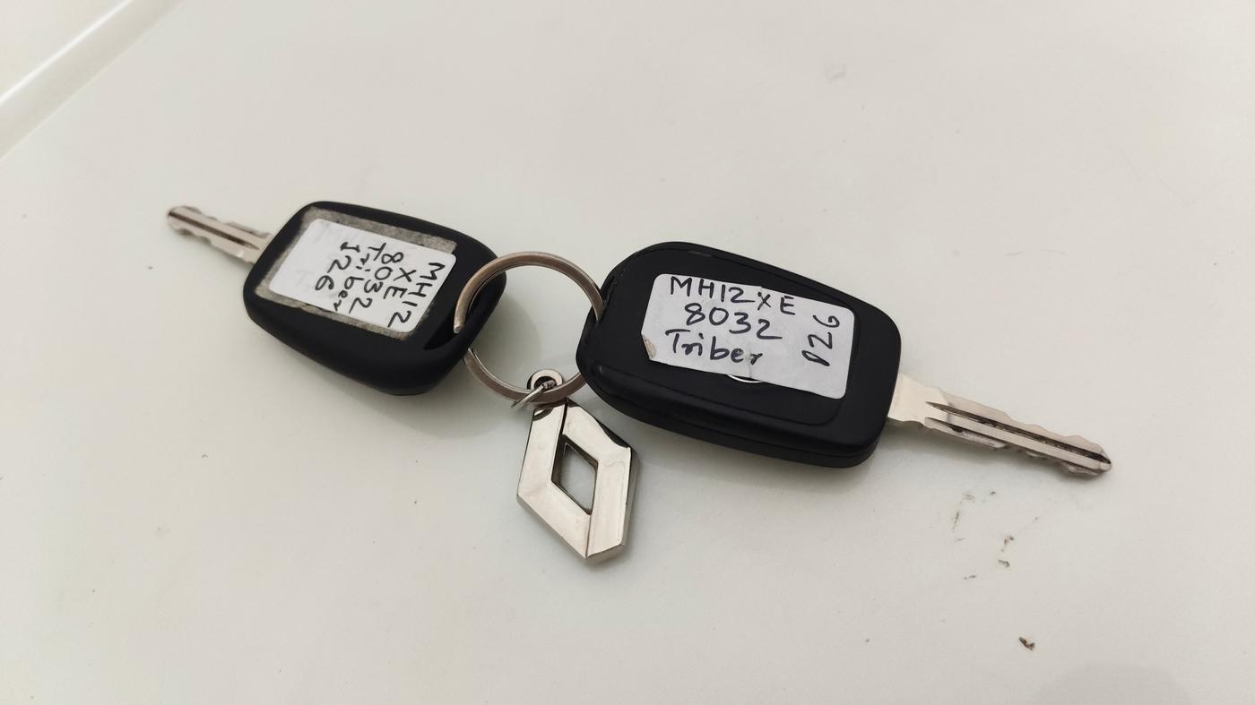 2024 Renault TRIBER RXL Limited Edition, Petrol, Manual, 4,849 km, Key Close Up
