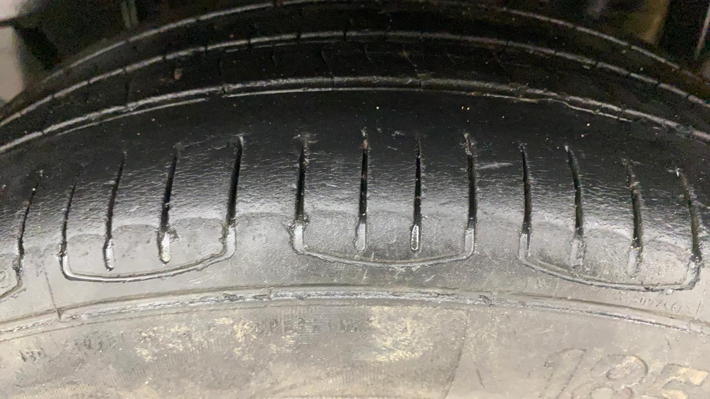 2019 Tata TIGOR XZ PLUS PETROL, Petrol, Manual, 63,922 km, Left Rear Tyre Tread