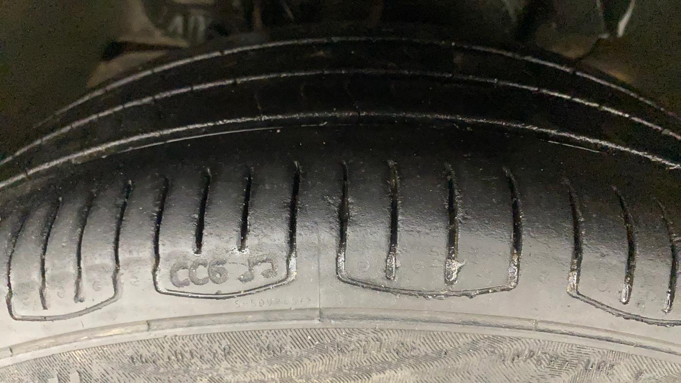 2019 Tata TIGOR XZ PLUS PETROL, Petrol, Manual, 63,922 km, Left Front Tyre Tread