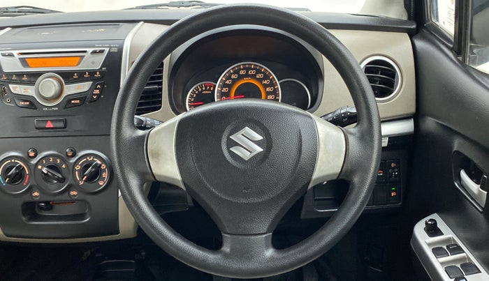2013 Maruti Wagon R 1.0 VXI, Petrol, Manual, 29,373 km, Steering Wheel Close Up