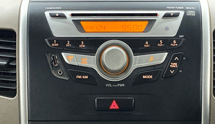 2013 Maruti Wagon R 1.0 VXI, Petrol, Manual, 29,373 km, Infotainment System
