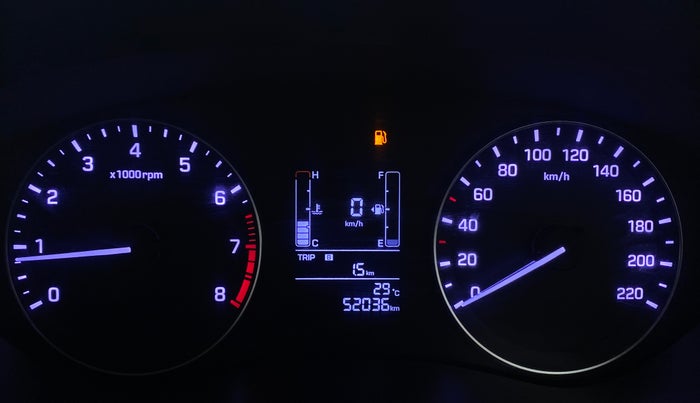 2015 Hyundai Elite i20 SPORTZ 1.2, Petrol, Manual, 52,263 km, Odometer Image