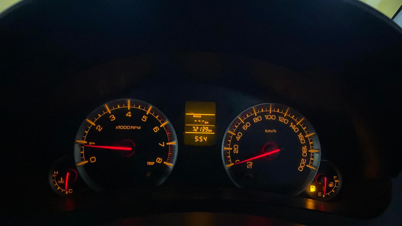 2016 Maruti Swift Dzire VXI, Petrol, Manual, 72,316 km, Odometer Image