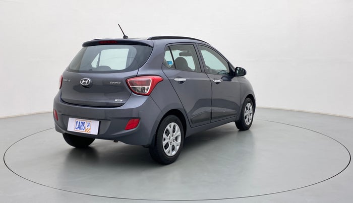 2013 Hyundai Grand i10 SPORTZ 1.2 KAPPA VTVT, Petrol, Manual, 46,483 km, Right Back Diagonal