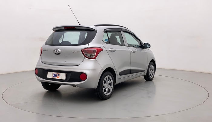 2018 Hyundai Grand i10 SPORTZ 1.2 KAPPA VTVT, Petrol, Manual, 45,554 km, Right Back Diagonal