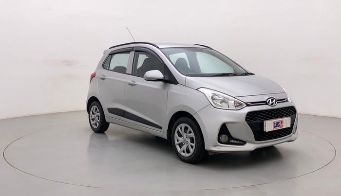 2018 Hyundai Grand i10 SPORTZ 1.2 KAPPA VTVT, Petrol, Manual, 45,554 km, Right Front Diagonal