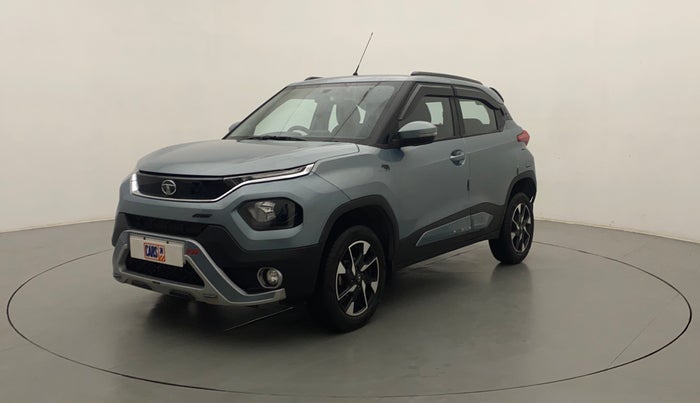 2022 Tata PUNCH ACCOMPLISHED DAZZLE PACK AMT, Petrol, Automatic, 8,974 km, Left Front Diagonal