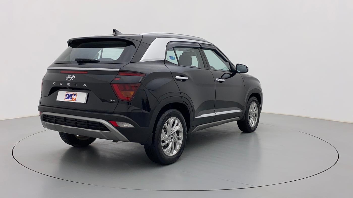 2021 Hyundai Creta SX PETROL MT, Petrol, Manual, 8,397 km, Right Back Diagonal