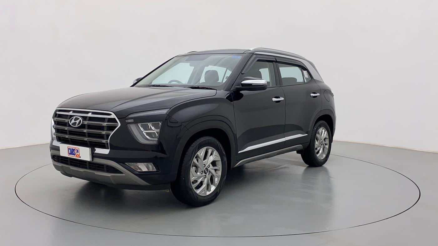 2021 Hyundai Creta SX PETROL MT, Petrol, Manual, 8,397 km, Left Front Diagonal