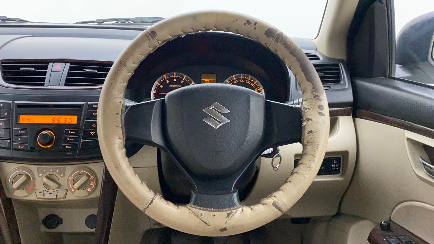 2014 Maruti Swift Dzire VXI, Petrol, Manual, 88,901 km, Steering Wheel Close Up