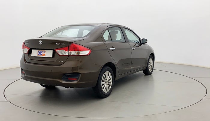 2015 Maruti Ciaz ZXI, Petrol, Manual, 75,078 km, Right Back Diagonal