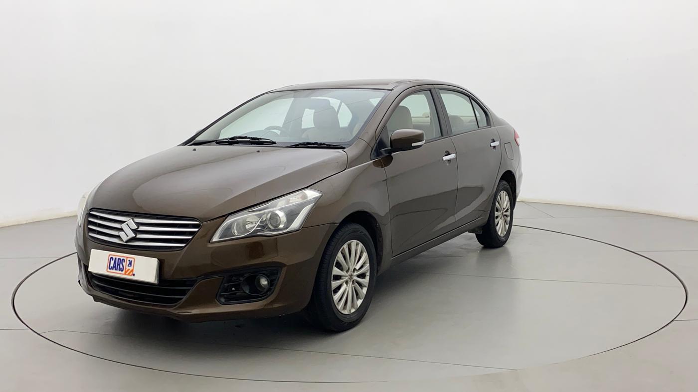 2015 Maruti Ciaz ZXI, Petrol, Manual, 75,078 km, Left Front Diagonal