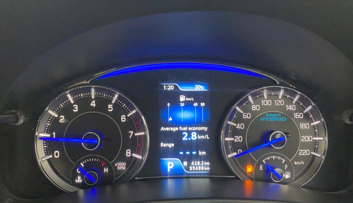 2022 Maruti Ciaz ALPHA  AT 1.5 SHVS PETROL, Petrol, Automatic, 95,494 km, Odometer Image