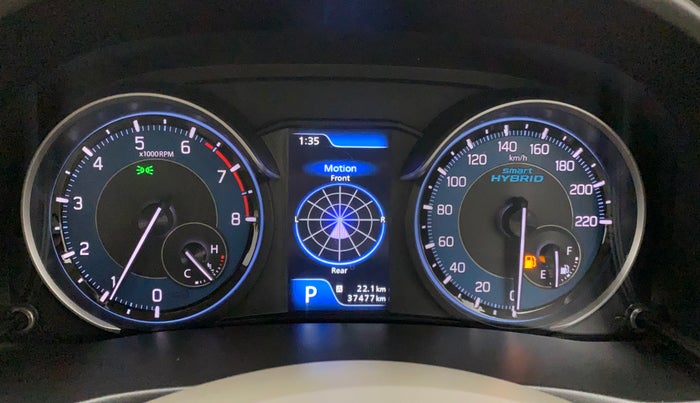 2021 Maruti Ertiga VXI AT SHVS, Petrol, Automatic, 37,477 km, Odometer Image