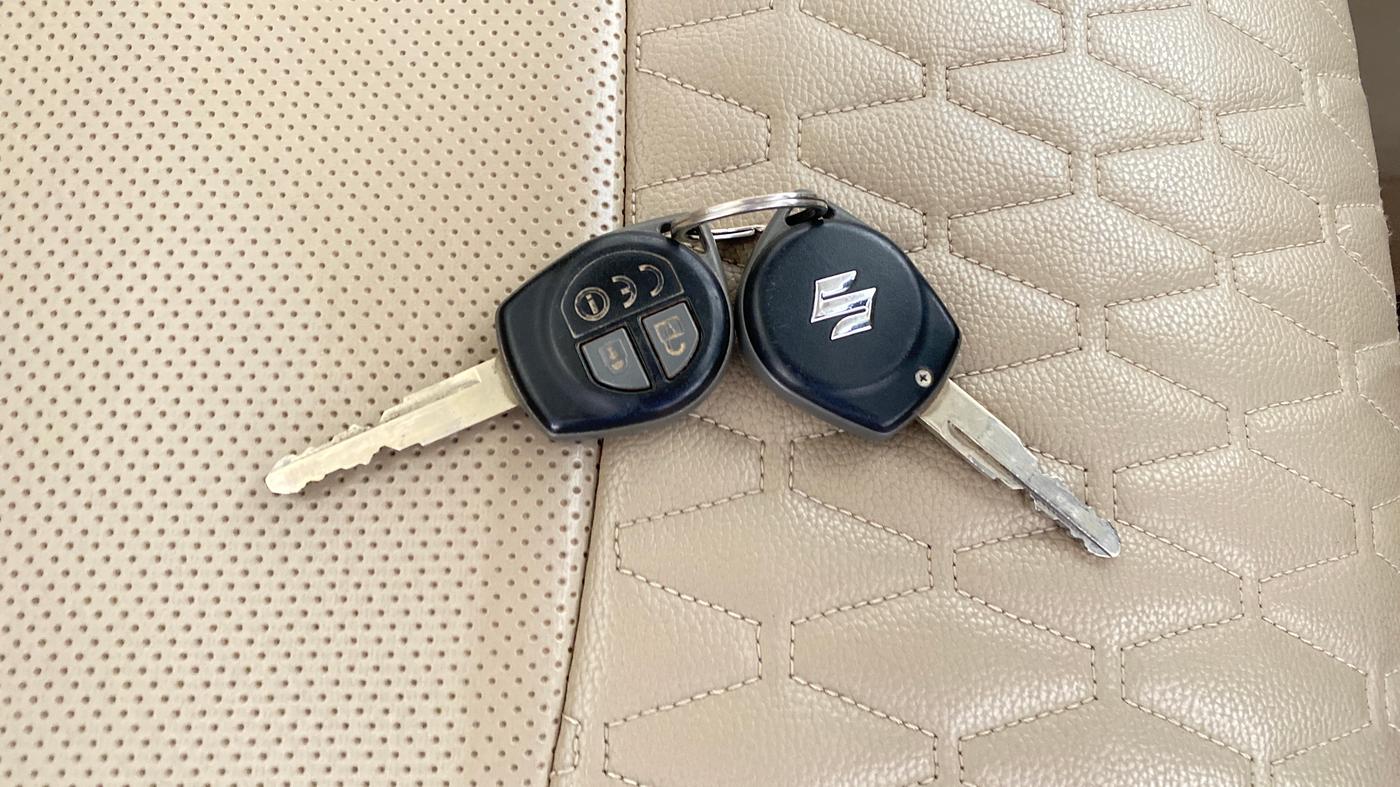 2020 Maruti Ertiga VXI AT SHVS, Petrol, Automatic, 1,35,967 km, Key Close Up