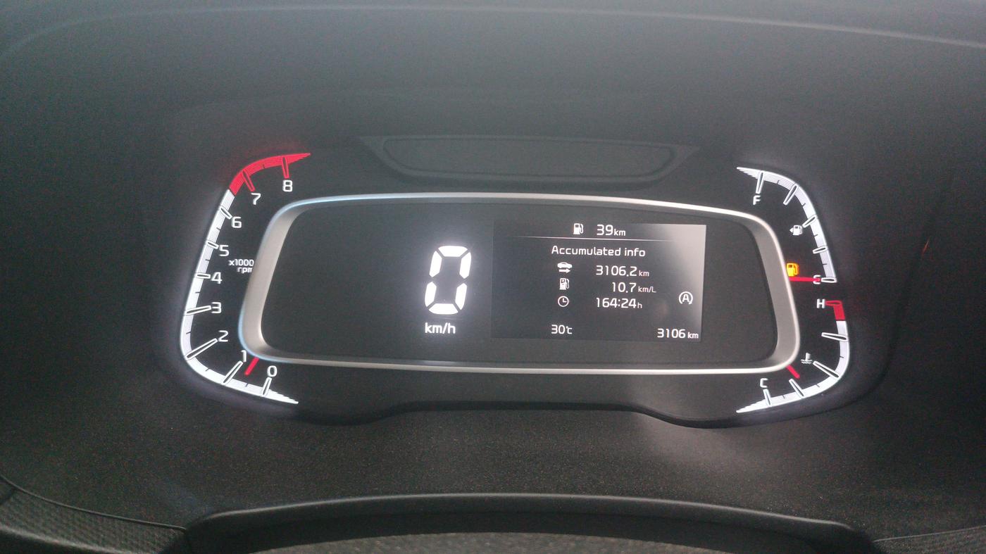 2025 KIA SONET HTK (O) 1.2 Petrol MT, Petrol, Manual, 3,106 km, Odometer Image
