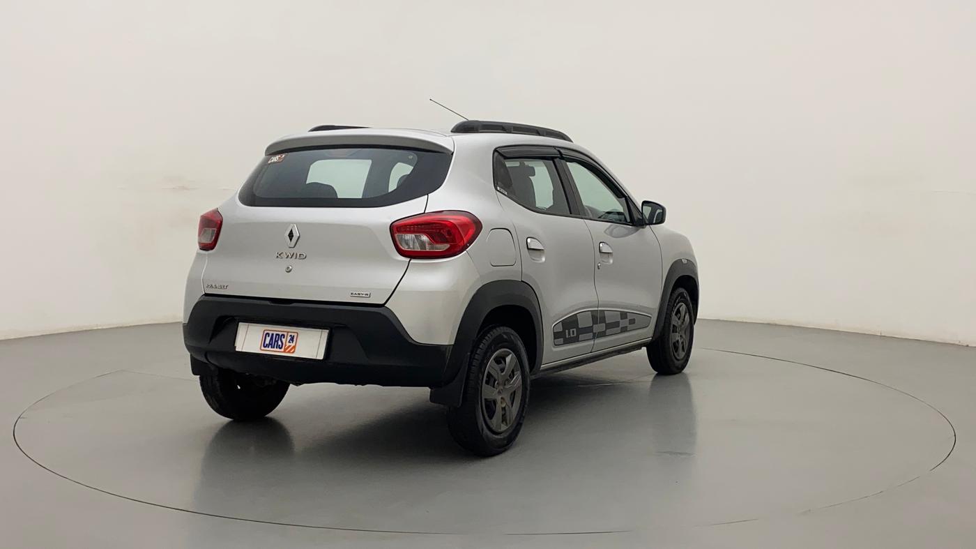 2017 Renault Kwid RXT 1.0 AMT, Petrol, Automatic, 76,813 km, Right Back Diagonal