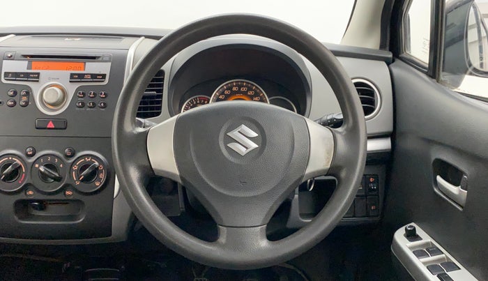 2011 Maruti Wagon R 1.0 VXI, Petrol, Manual, 1,16,570 km, Steering Wheel Close Up