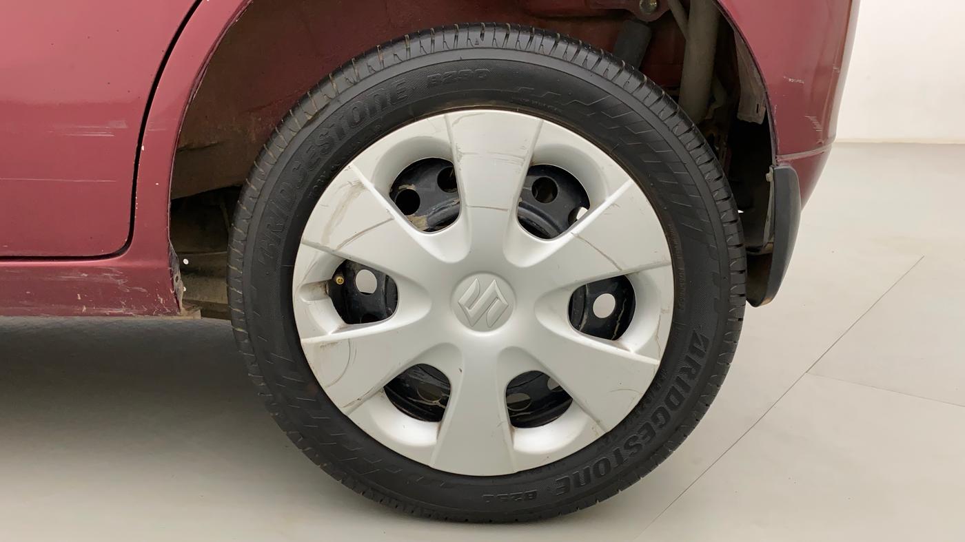 2011 Maruti Wagon R 1.0 VXI, Petrol, Manual, 1,16,570 km, Left Rear Wheel