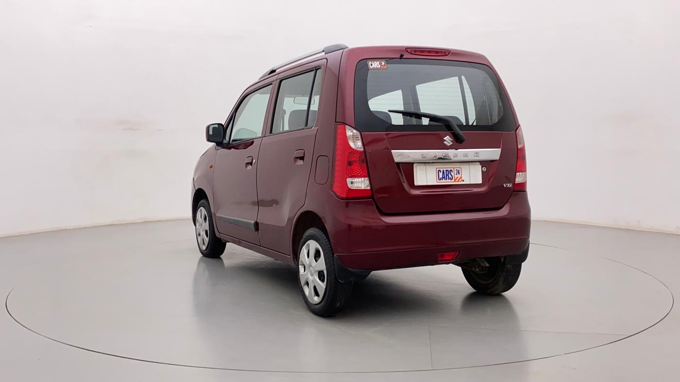 2011 Maruti Wagon R 1.0 VXI, Petrol, Manual, 1,16,570 km, Left Back Diagonal