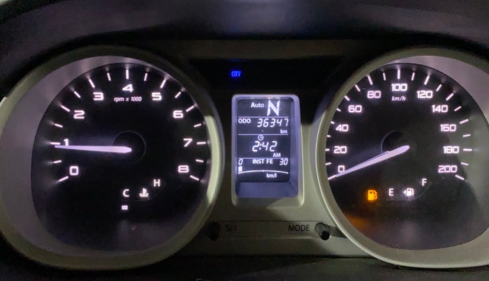 2017 Tata Tiago XTA PETROL, Petrol, Automatic, 36,388 km, Odometer Image