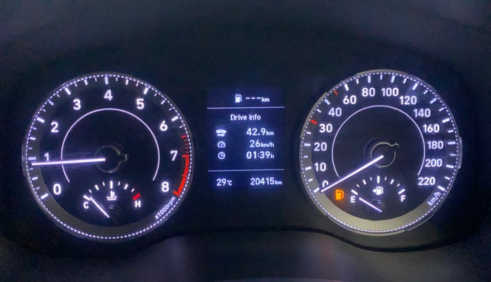 2021 Hyundai VENUE SX 1.0 TURBO, Petrol, Manual, 20,372 km, Odometer Image