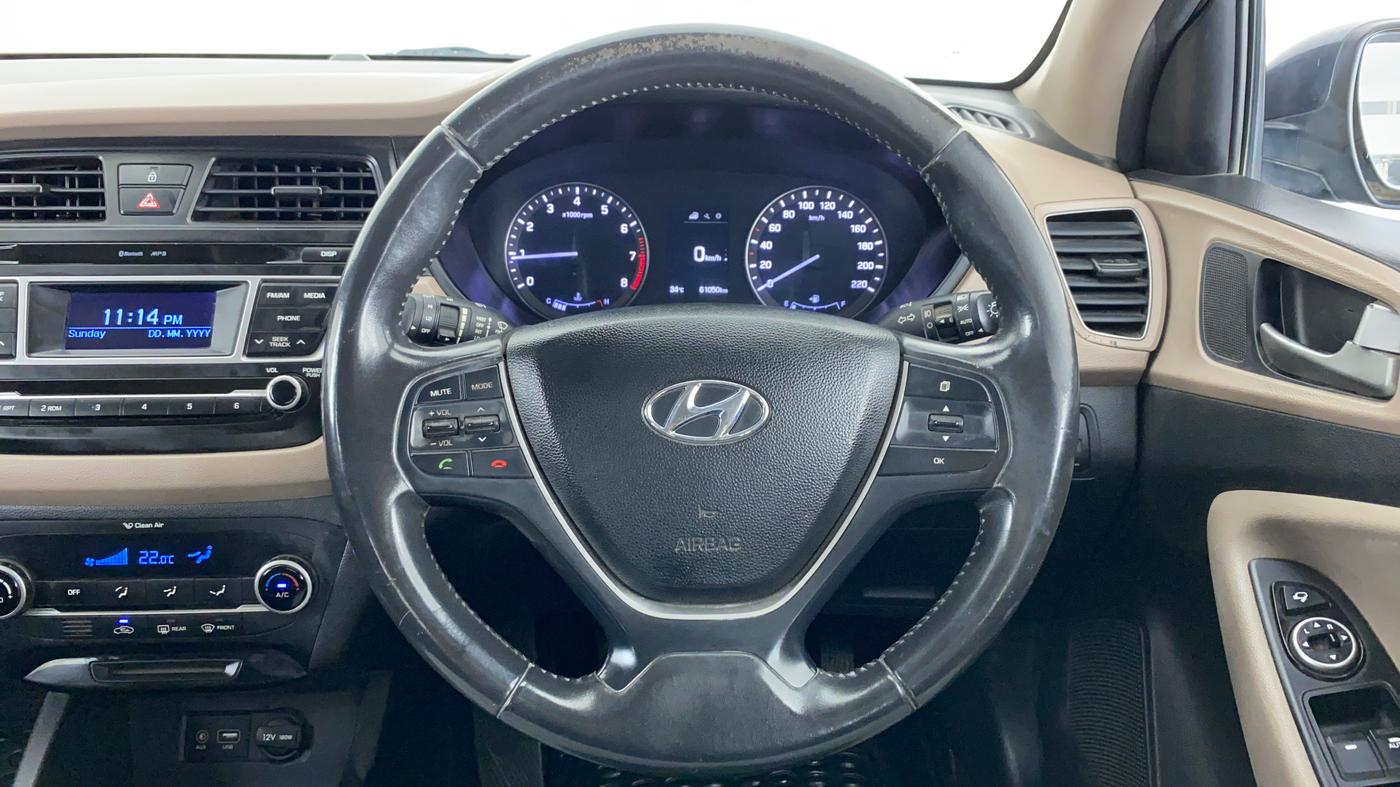 2016 Hyundai Elite i20 ASTA 1.2, Petrol, Manual, 61,362 km, Steering Wheel Close Up