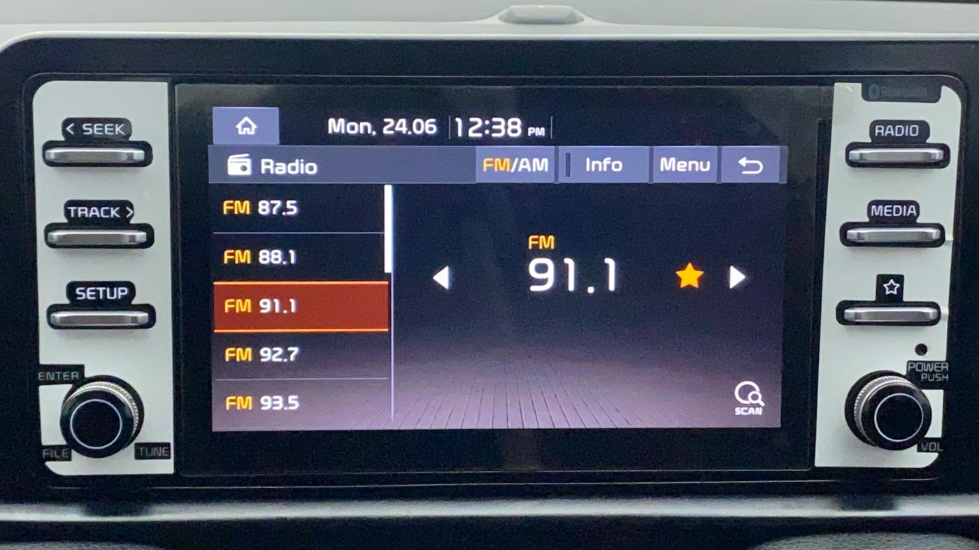 2023 KIA SONET HTK PLUS 1.0 IMT, Petrol, Manual, 9,922 km, Infotainment System