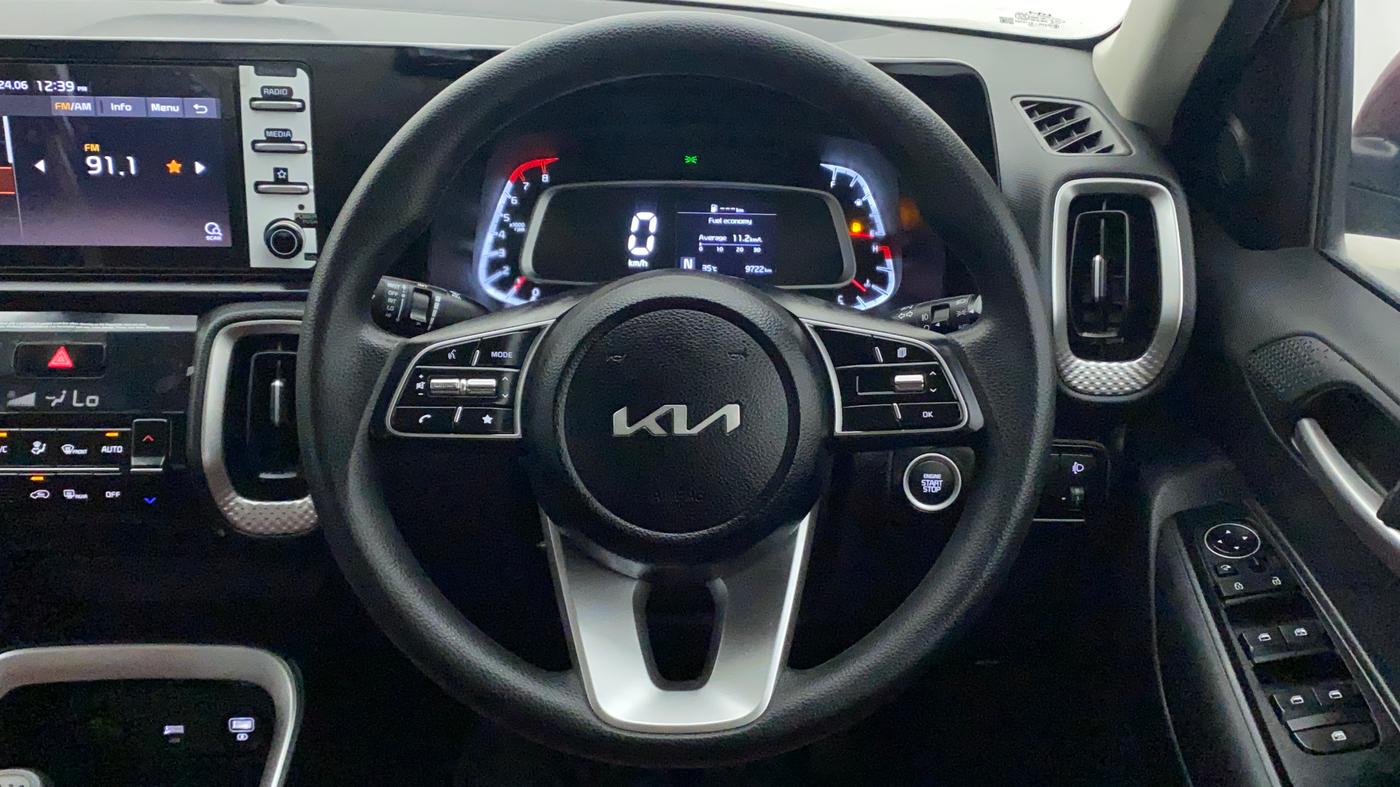 2023 KIA SONET HTK PLUS 1.0 IMT, Petrol, Manual, 9,922 km, Steering Wheel Close Up