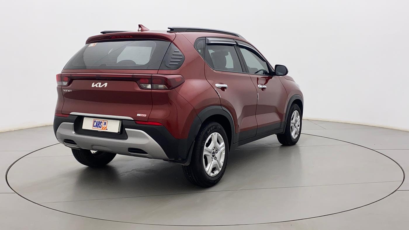 2023 KIA SONET HTK PLUS 1.0 IMT, Petrol, Manual, 9,922 km, Right Back Diagonal