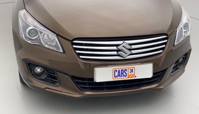 2017 Maruti Ciaz DELTA 1.4 MT PETROL, Petrol, Manual, 58,349 km, Front bumper - Paint has minor damage