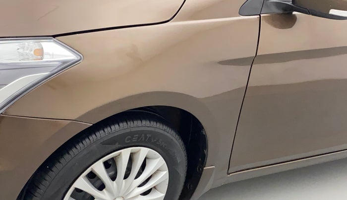 2017 Maruti Ciaz DELTA 1.4 MT PETROL, Petrol, Manual, 58,349 km, Left fender - Minor scratches