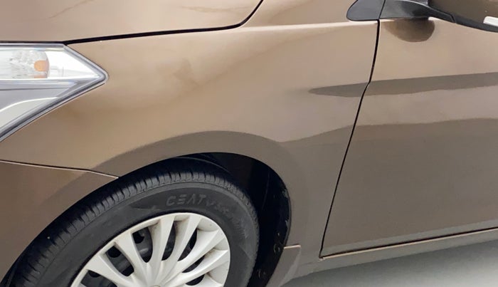 2017 Maruti Ciaz DELTA 1.4 MT PETROL, Petrol, Manual, 58,349 km, Left fender - Slight discoloration