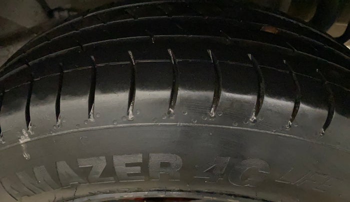 2023 Tata TIGOR XM CNG, CNG, Manual, 60,776 km, Left Rear Tyre Tread