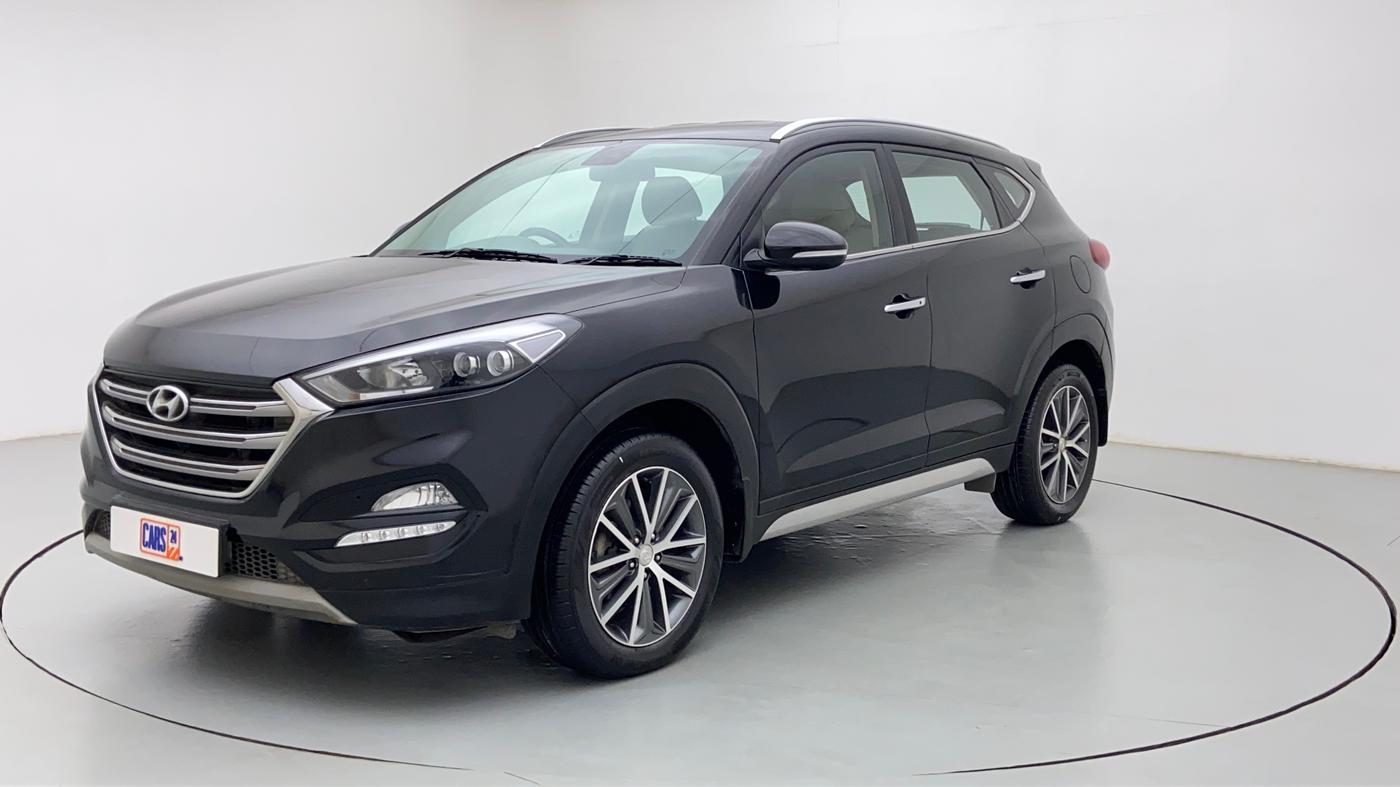 2017 Hyundai Tucson 2WD AT GLS DIESEL, Diesel, Automatic, 64,801 km, Left Front Diagonal