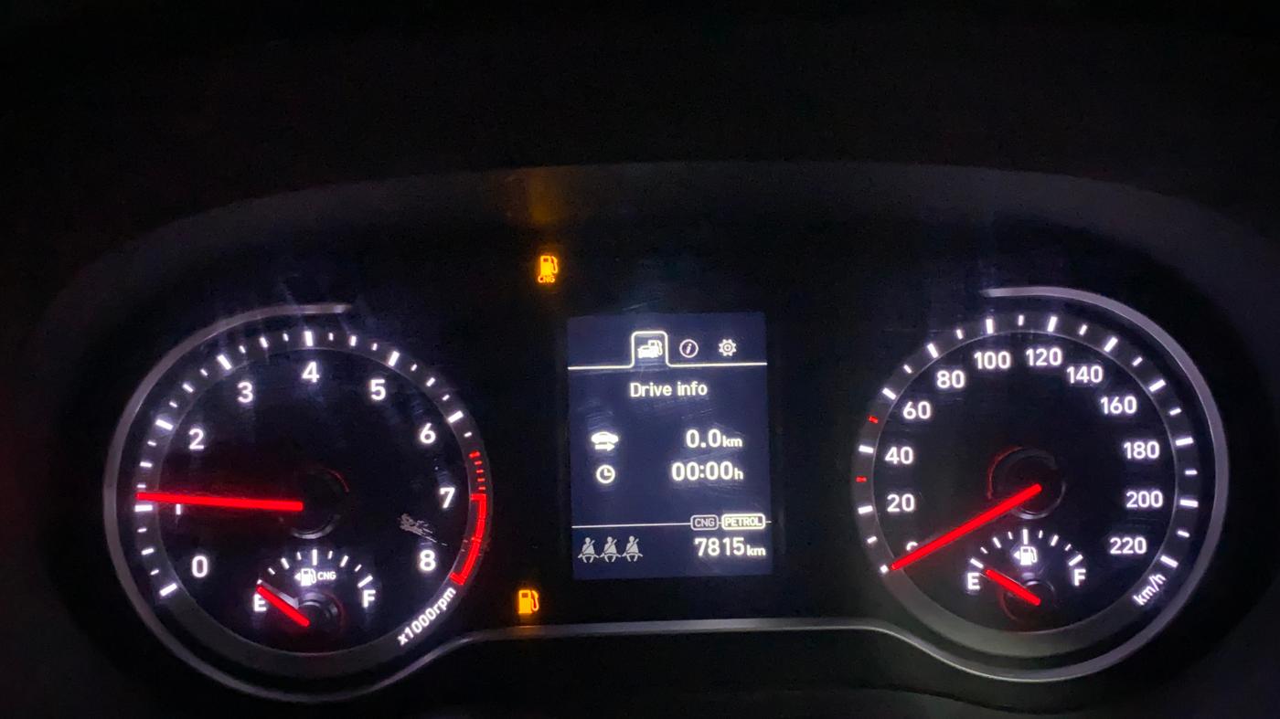2024 Hyundai AURA SX 1.2 CNG, CNG, Manual, 7,796 km, Odometer Image