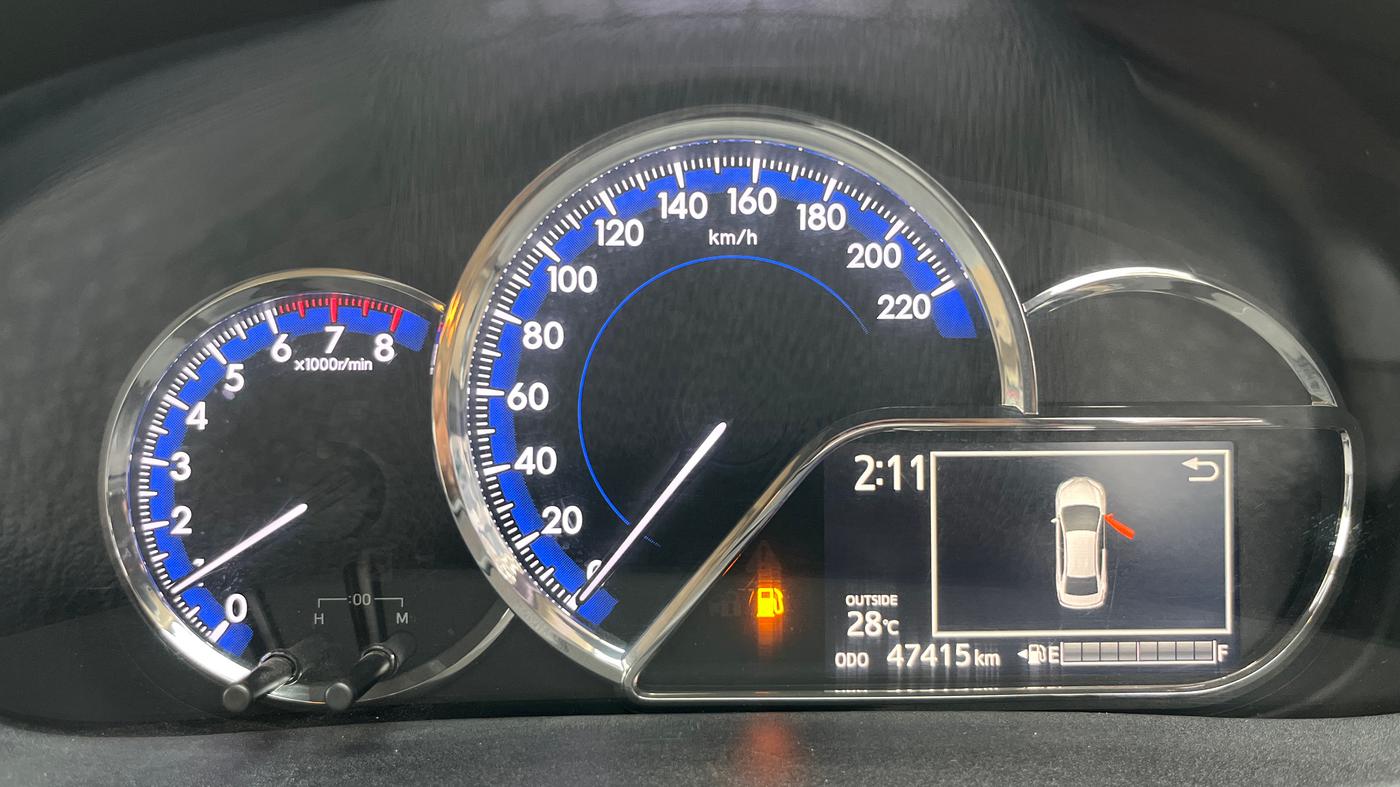 2018 Toyota YARIS G MT, Petrol, Manual, 47,414 km, Odometer Image