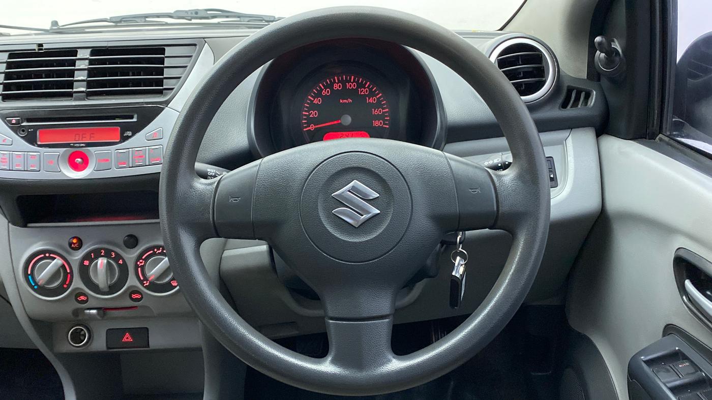 2010 Maruti A Star VXI, Petrol, Manual, 21,746 km, Steering Wheel Close Up