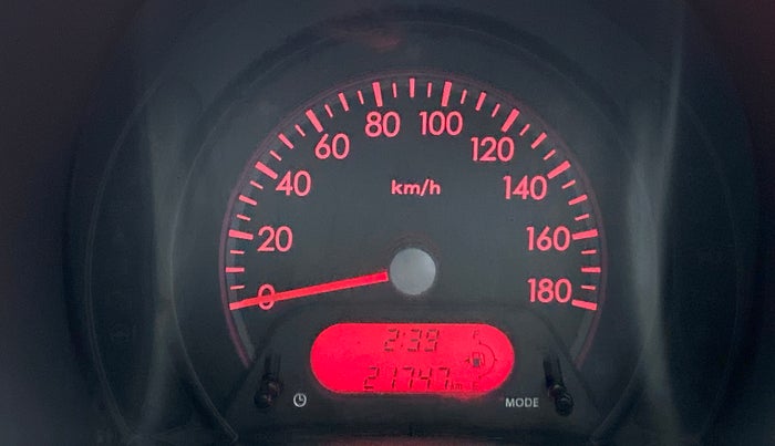 2010 Maruti A Star VXI, Petrol, Manual, 21,746 km, Odometer Image
