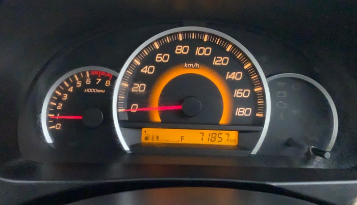 2013 Maruti Wagon R 1.0 VXI, Petrol, Manual, 71,857 km, Odometer Image