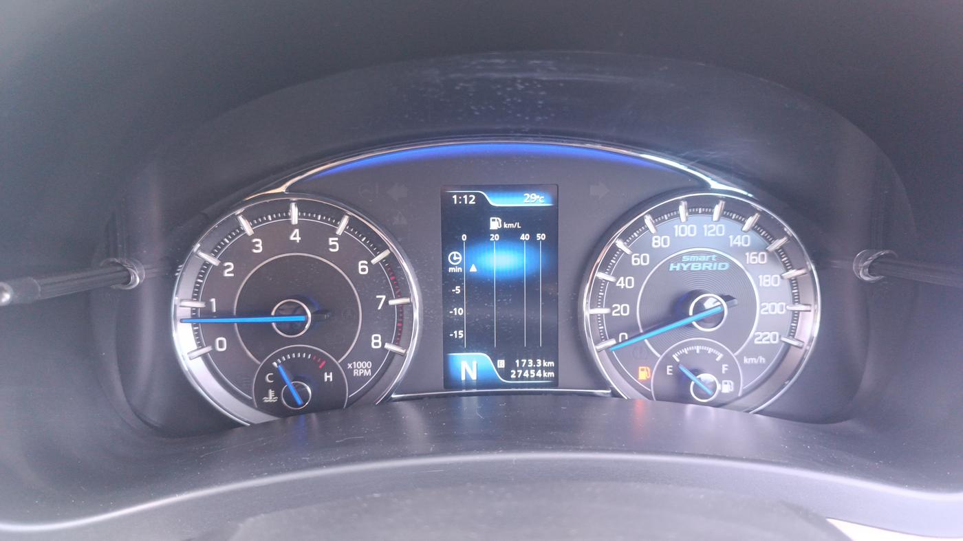 2019 Maruti Ciaz ALPHA  AT 1.5 SHVS PETROL, Petrol, Automatic, 27,453 km, Odometer Image