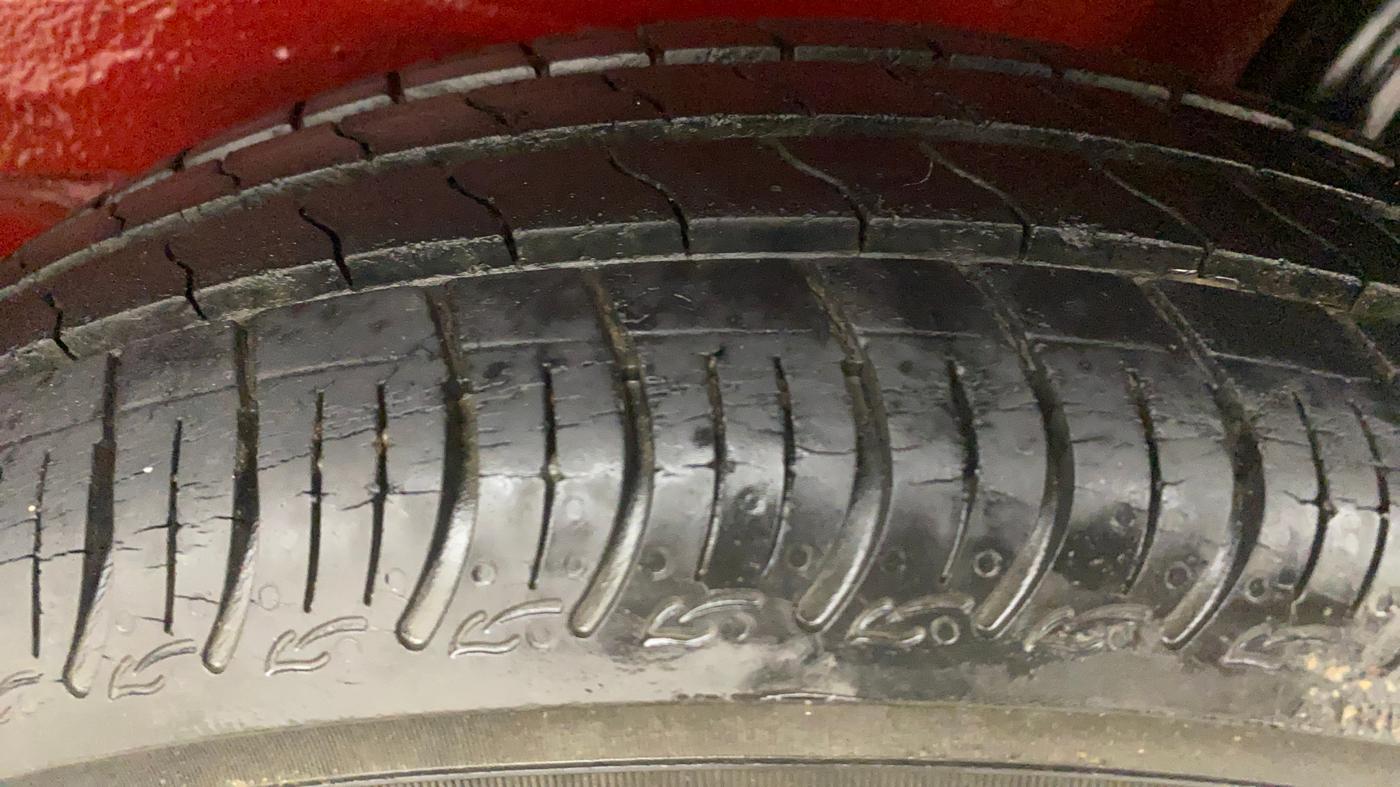2021 Maruti S PRESSO VXI+, Petrol, Manual, 32,919 km, Left Rear Tyre Tread
