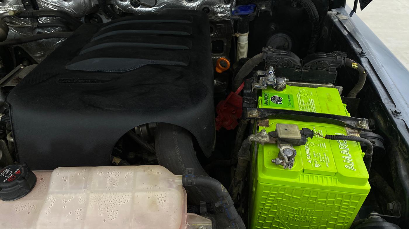 2023 Mahindra Thar LX P 2WD AT HT, Petrol, Automatic, 87,924 km, Engine View - Left