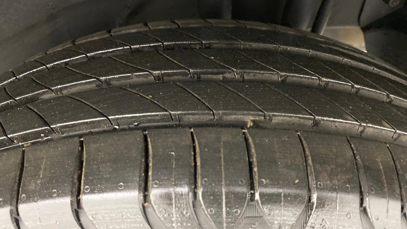 2019 Tata NEXON XM 1.5, Diesel, Manual, 70,862 km, Left Rear Tyre Tread