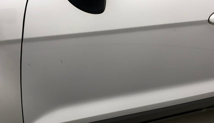 2017 Ford Ecosport TITANIUM+ 1.5L DIESEL, Diesel, Manual, 1,05,390 km, Front passenger door - Minor scratches